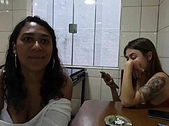 i’m at the wildest party house in brazil for crazy action