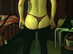 I joined a sexy fuck party with a European in satin lingerie.