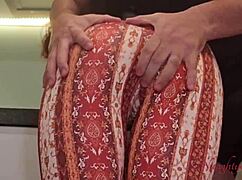 cleaner lady bends over for monster cock creampie