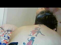 Slut with tattoos and pierced nipples enjoys nonstop anal fucking.