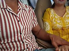 She was convinced to show her boobs in the public car