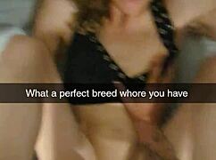 cheating breed whore wife fucked on snapchat?