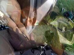 骚女司机加油站勾引男人野外猛干