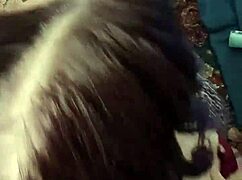 Does this brunette babe clamp her nipples close up?