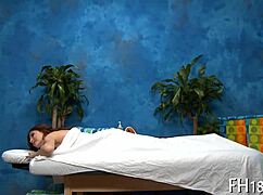 Relaxing massage session turns into intimate sex episode scene