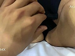 My girlfriend's verification video for xvideos turned into unprotected doggystyle sex in the hotel.