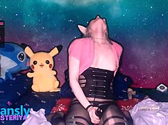 Bunny playing with toys, what fun!