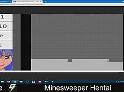 Search this adult hentai video featuring Minesweeper