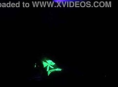 dayanara gets into some hardcore black light sex fetish.