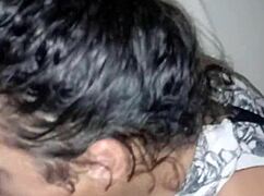 Intense Shemale Sucks Big Black Dick