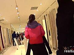 Czech teen seduced in hypermarket and nailed in pov 😈