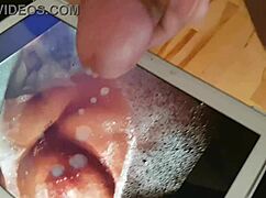 Tribute for Austria with cumshot on cock