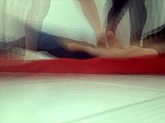 Specialist Performer In Trampling Performs Fetishes And Exotic Fantasies