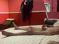 watch this couple masturbating front and back in amateur video