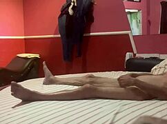 watch this couple masturbating front and back in amateur video