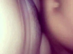 Huge cumshot from the black guy on my belly 😍