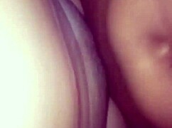 Huge cumshot from the black guy on my belly 😍