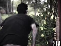 I watch Kenna James get hardcore fucked in peeping tom part 1