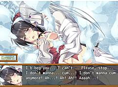 divine miko koyori part 2 in this hentai anime game adventure