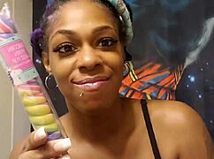 I suck the unicorn lollipop.