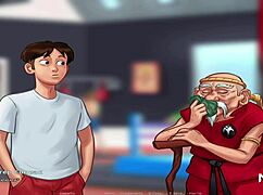 Glad to meet in Summertime Saga episode 17.