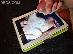 Tribute for Martina Fragola with Cumshot