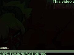 hentai anime girl gets inflated erotically