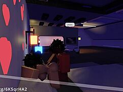 所以，这个恶魔抓住一个性感粉丝在Roblox上猛干。疯狂吧，对吗？