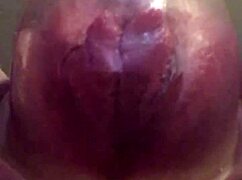 her pussy got pumped and swollen from the action