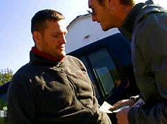 In a wild spanish threesome, ginger beauty ian scott and leo galvez unleash crazy group passion