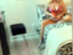 Perfect body blonde babe caught masturbating invites me to fuck.