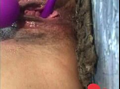 jerking off in video call with my ex's sexy pornstar