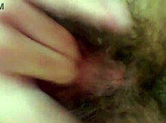 Fingering My Hairy Slutty Pussy Hole! Close Up Tits!