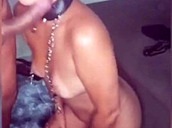 casadinha encoleirada sendo usada pelo dotado. tapa na cara engasgo chicote asfixia completo no red.