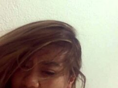 A Latina teen from Tinder performs oral with enthusiasm and large breasts