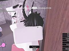 我就是野，操Roblox里随机紧屁股女孩。