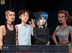 Adult visual novel walkthrough of Summertime Saga 67