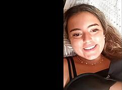 ex-girlfriend naked on web chat, masturbating with deep emotions