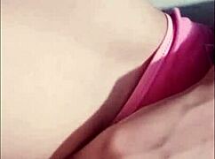 my horny cousin records herself masturbating and sends it to me, what a naughty surprise