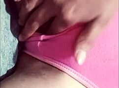 my horny cousin records herself masturbating and sends it to me, what a naughty surprise