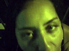 Sandy Cortez Sucks On The Crossing Outdoors