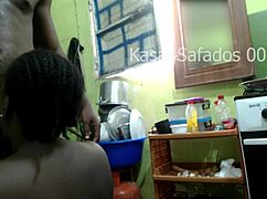 Blowjob On Monster Cock In Kitchen