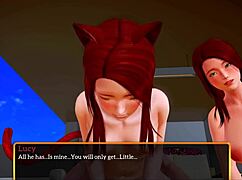 In my new family series, a redhead teen with small tits explores her desires.