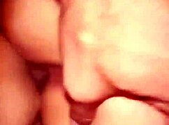 When stepfather enters room, he strips skinny whore bent over for hardcore anal cock.