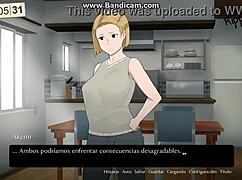 A cuckold husband whose wife is impregnated by her father in an anime