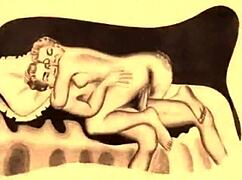 Check this cool vintage erotic animation from way back! 😊