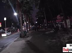 amateur thai teen cherry offering a sensual hand assistance to a big white person.