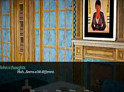 Adult visual novel with erotic story and amateur gameplay