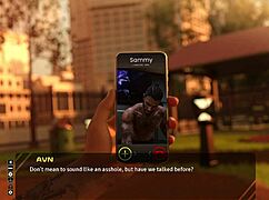 Stunning Long Haired Brunette Feels Emotions in Taboo Hentai 3D Game Move the Chains 05