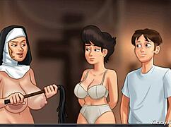 夏日教堂熟女用警棍操被抓 😈